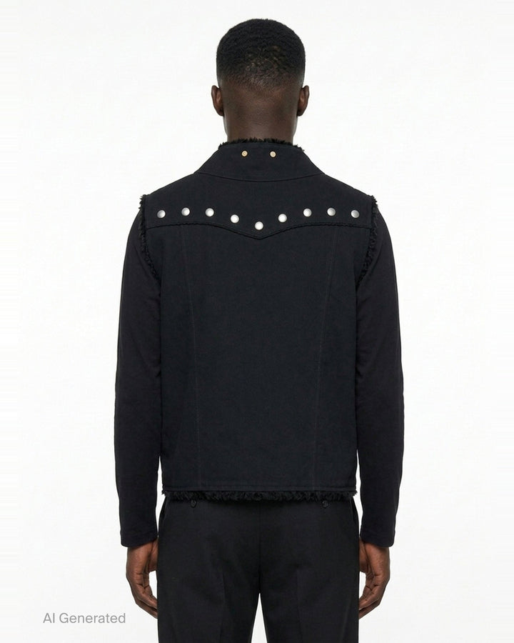 Reversible Collarless Vest | Andersson Bell | Club21 - back