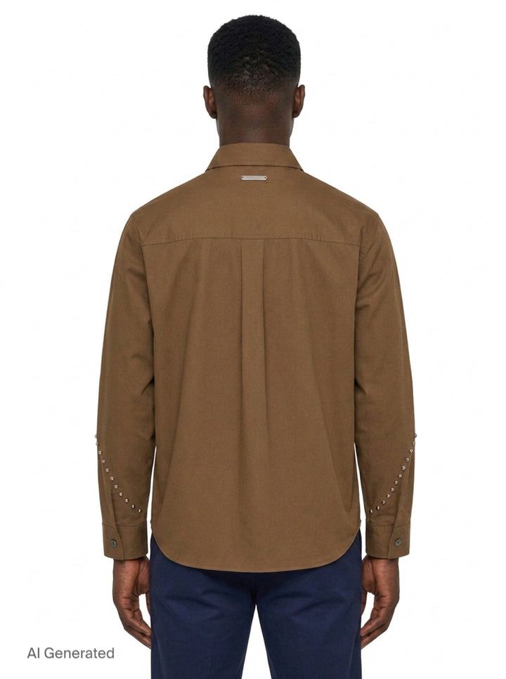 Roghen Studded Long Sleeve Shirt | Andersson Bell | Club21 - back
