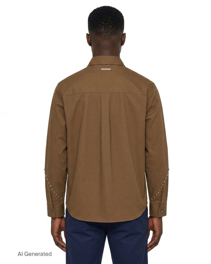 Roghen Studded Long Sleeve Shirt | Andersson Bell | Club21 - back