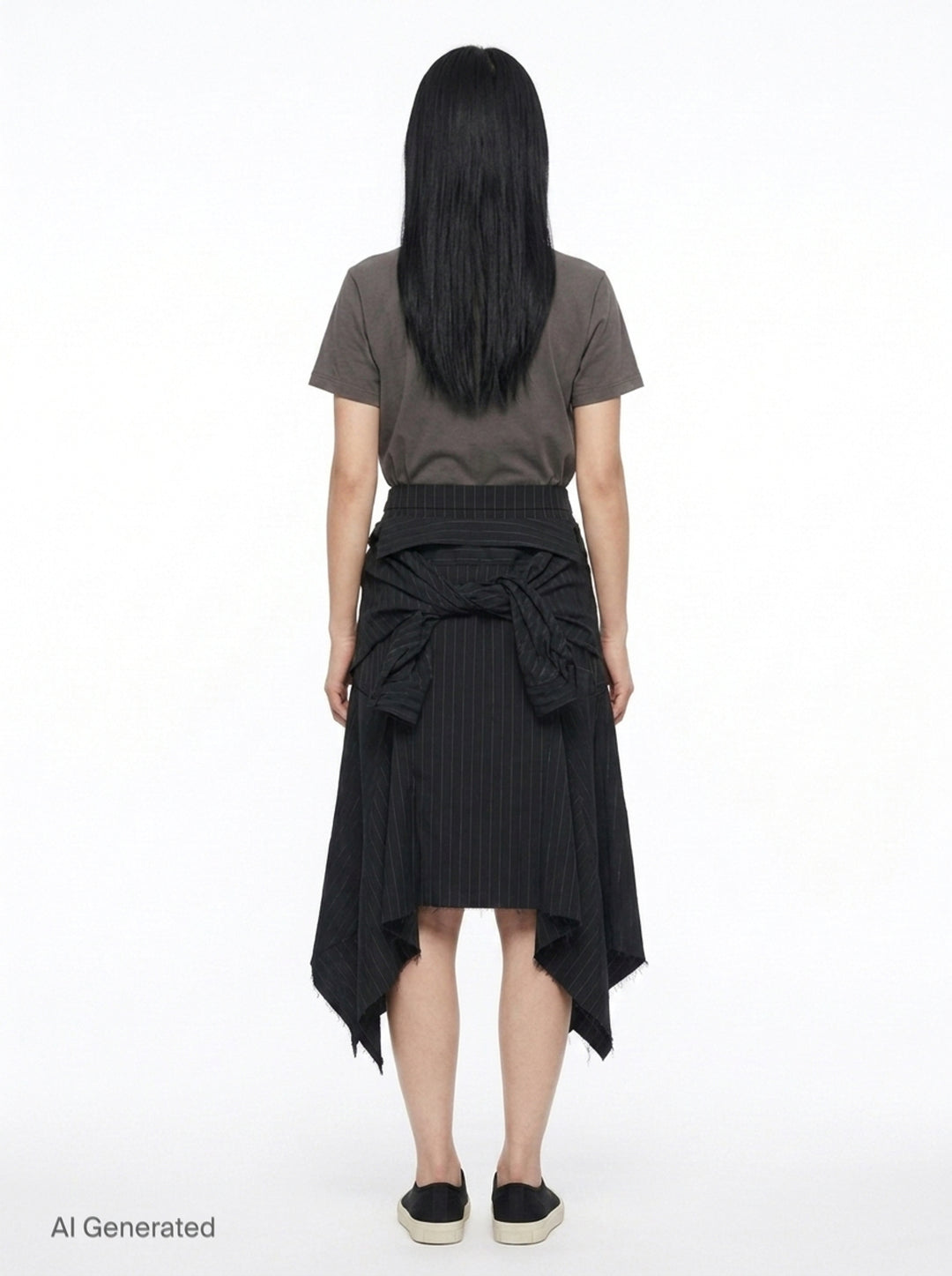 Sue Wrapped Asymmetric Skirt | Andersson Bell | Club21 - back