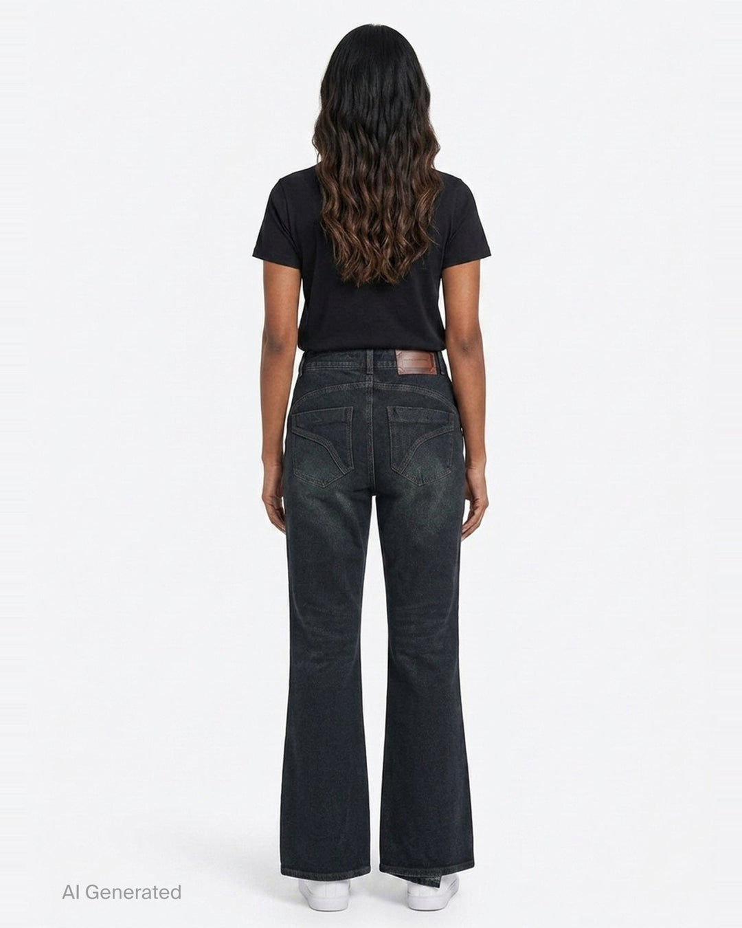 Twist Fold Flare Jeans | Andersson Bell | Club21 - back