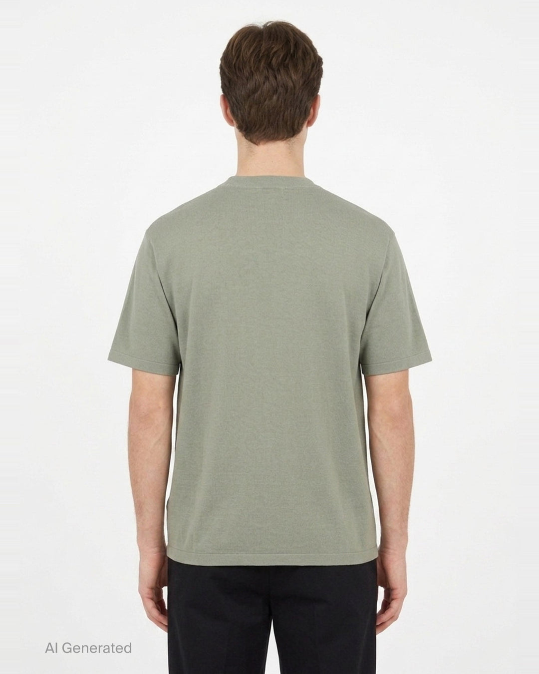 High Gauge Tussah Silk Tee | Auralee | Club21 - back