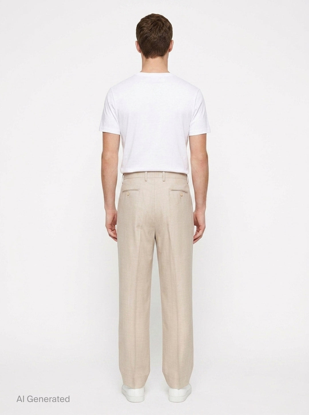 Super Light Wool Two-Tuck Slacks | Auralee | Club21 - back