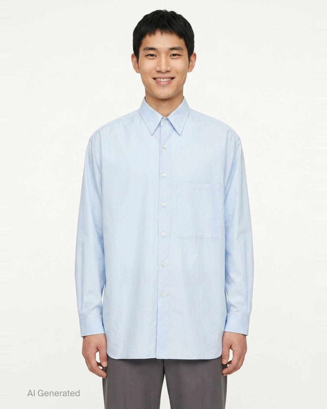 Washed Finx Twill Big Shirt | Auralee | Club21 - front