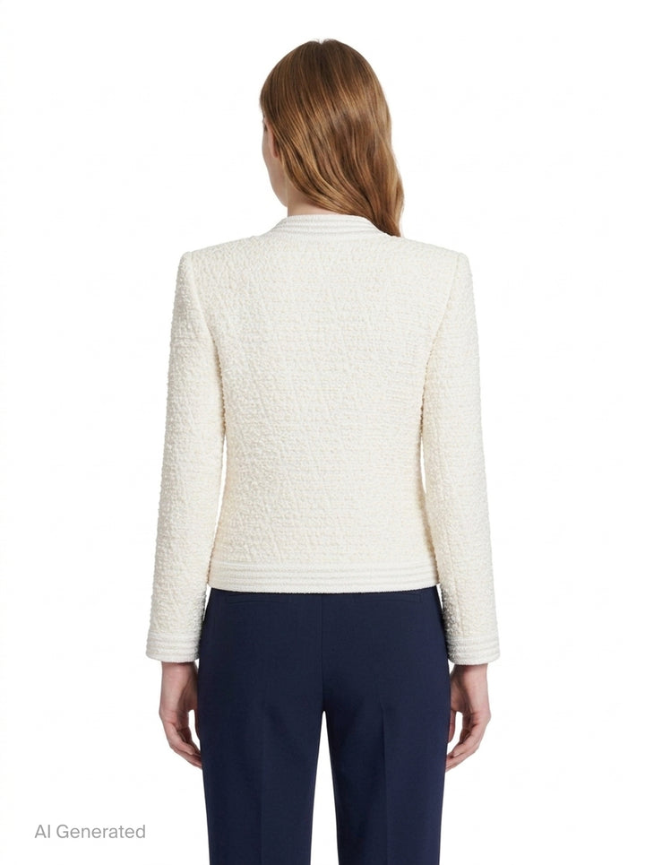 Four Pocket Tweed Jacket | Balmain | Club21 - back