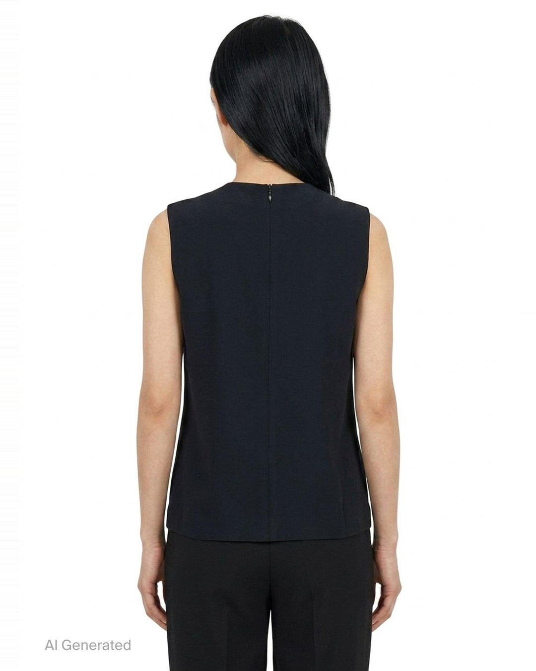 Embellished Gabardine Sleeveless Top | Biyan | Club21 - back