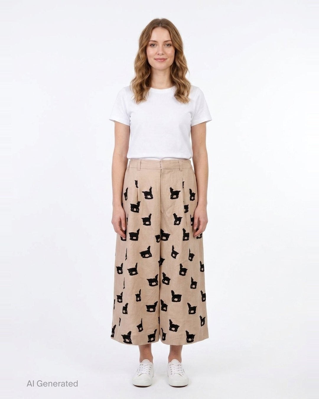 Linen Wide Leg Pants | Biyan | Club21 - front