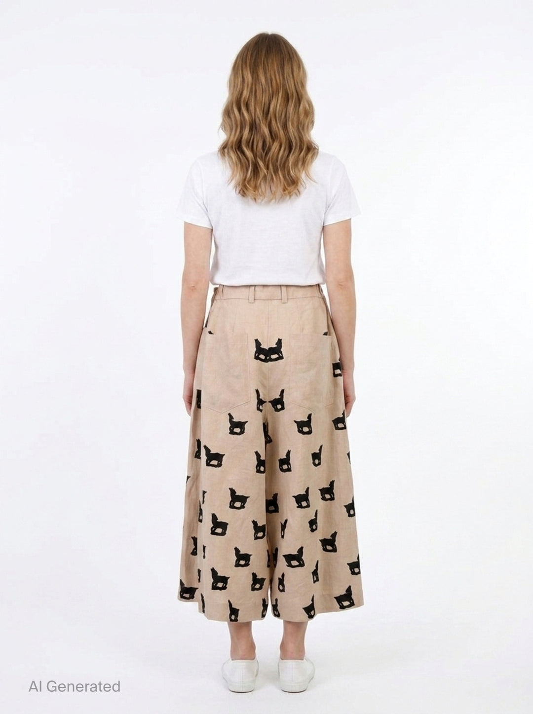 Linen Wide Leg Pants | Biyan | Club21 - back