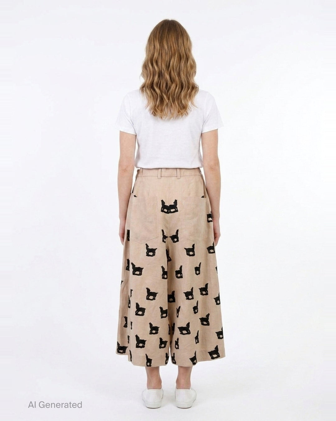 Linen Wide Leg Pants | Biyan | Club21 - back