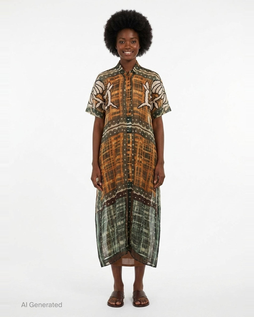 Pleated Hem Linen Shirt Dress | Biyan | Club21 - back