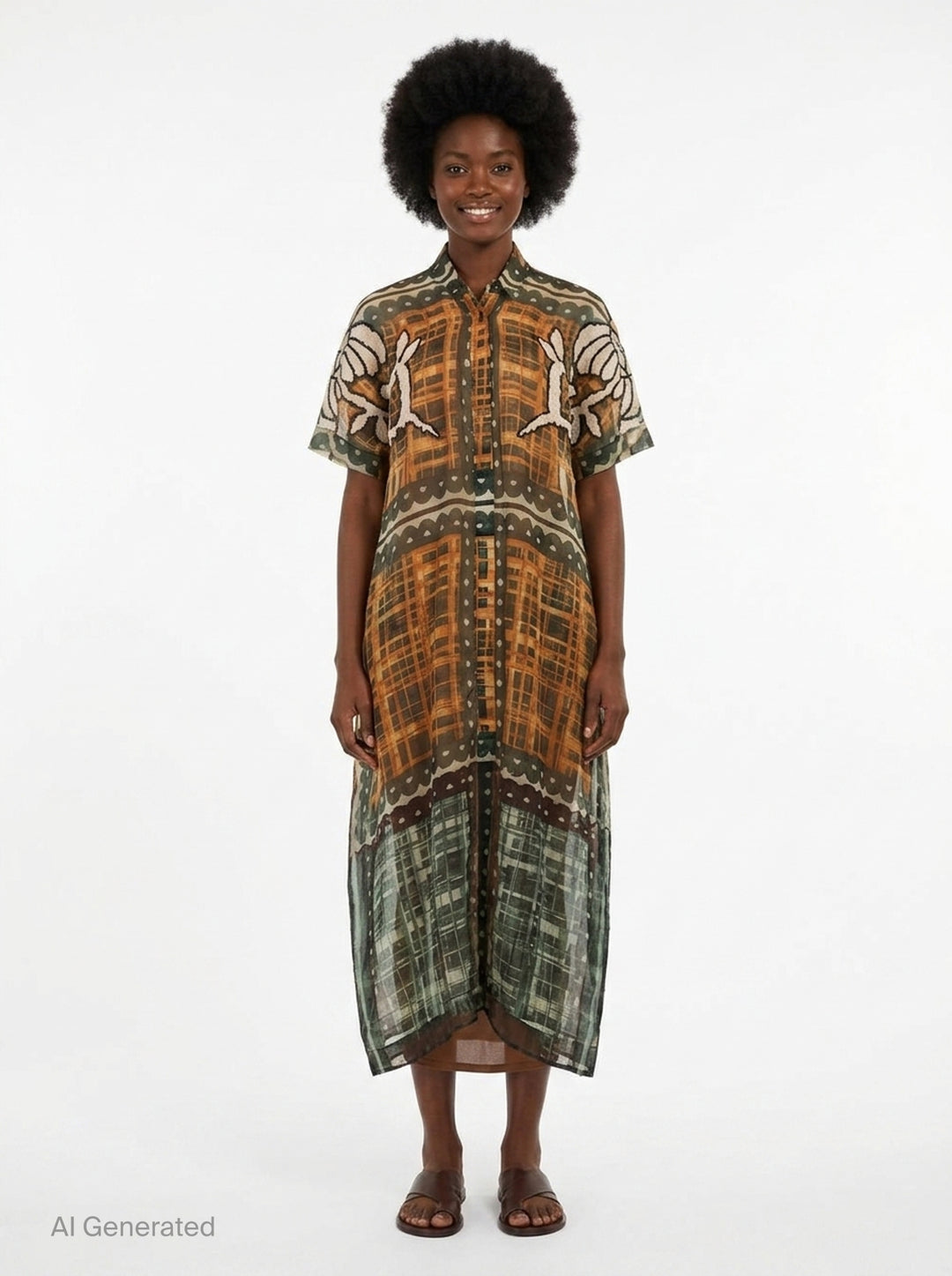 Pleated Hem Linen Shirt Dress | Biyan | Club21 - front