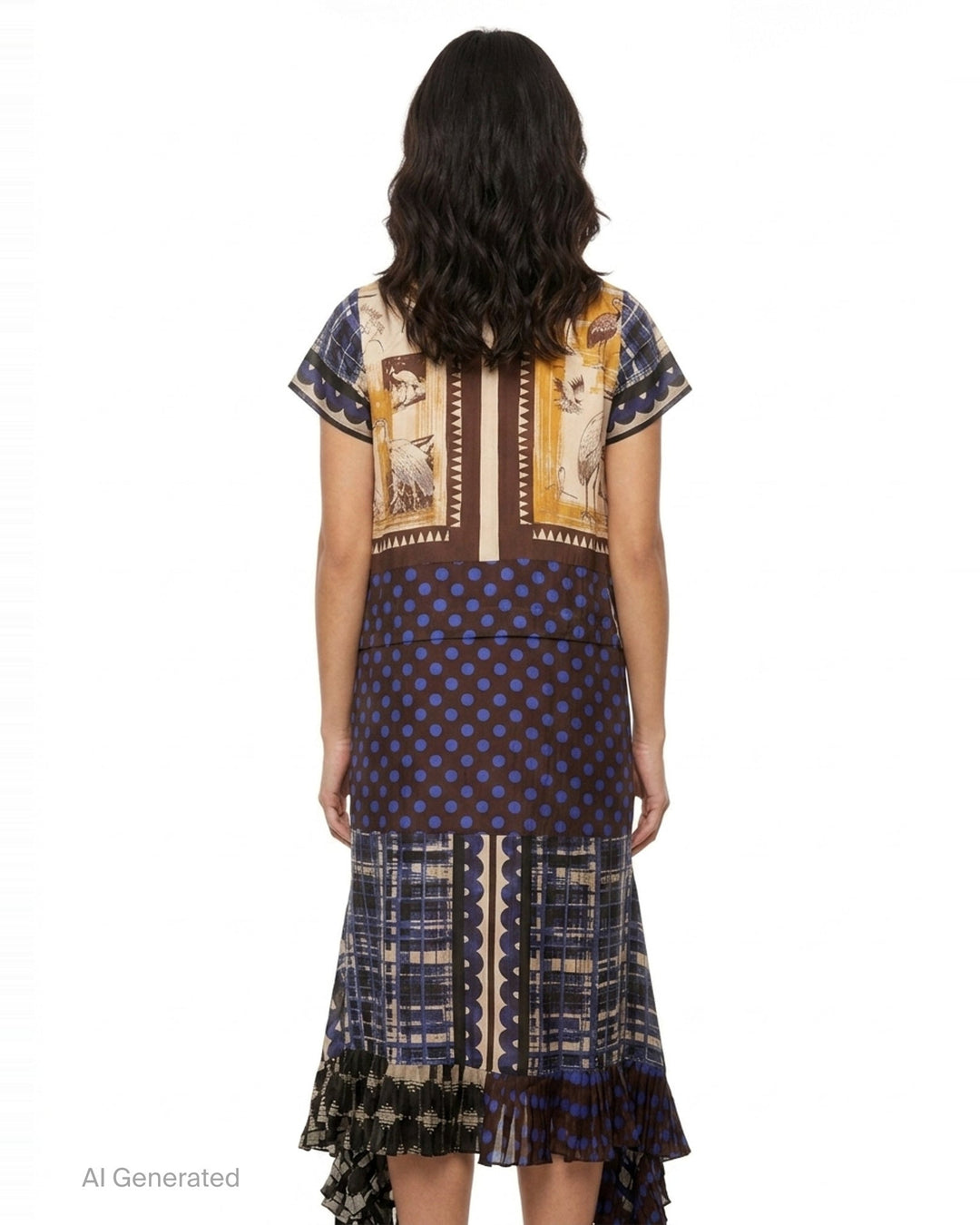 Pleated Hem Linen Shirt Dress | Biyan | Club21 - back