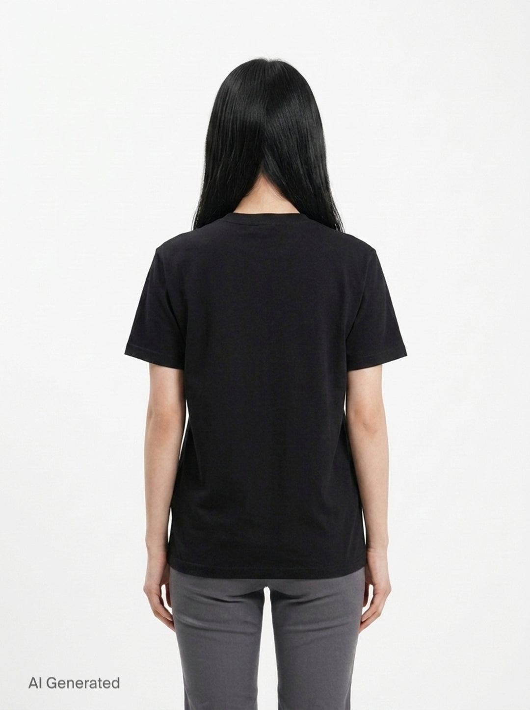 Balenciaga Cat Graphic Tee | Black Score | Club21 - back