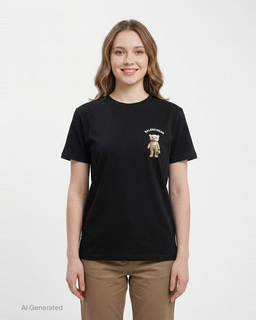 Balencibear Graphic Tee | Black Score | Club21 - front