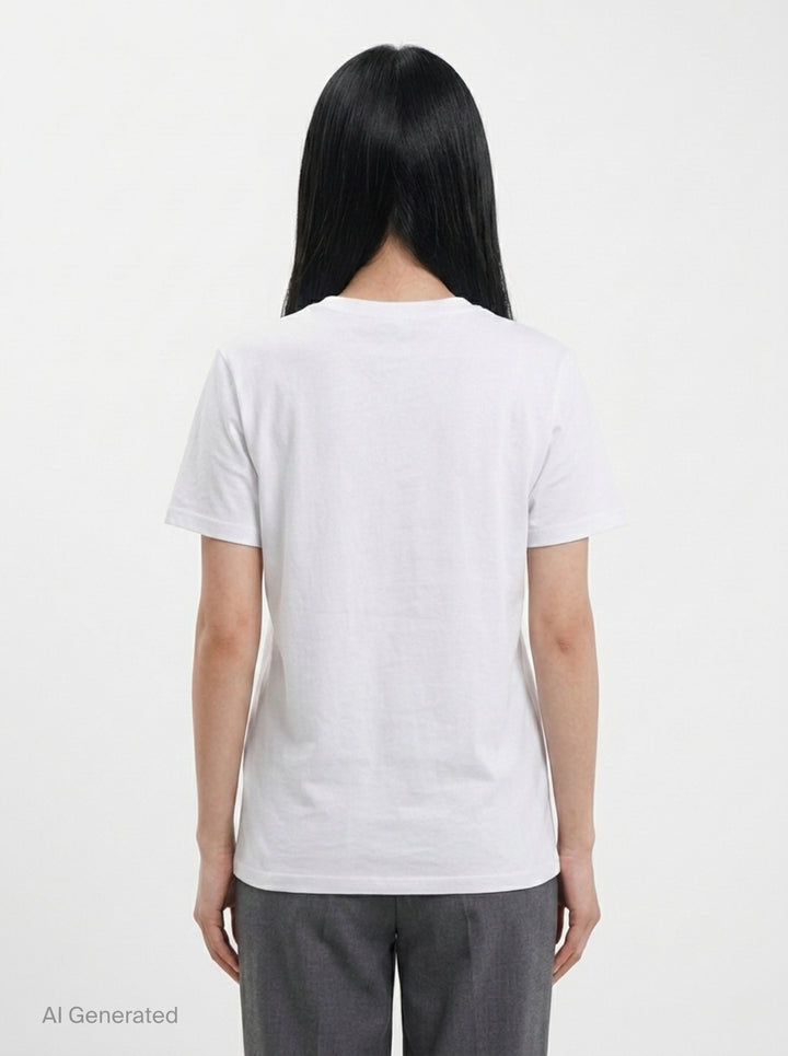 Gucci Bow Graphic Tee | Black Score | Club21 - back