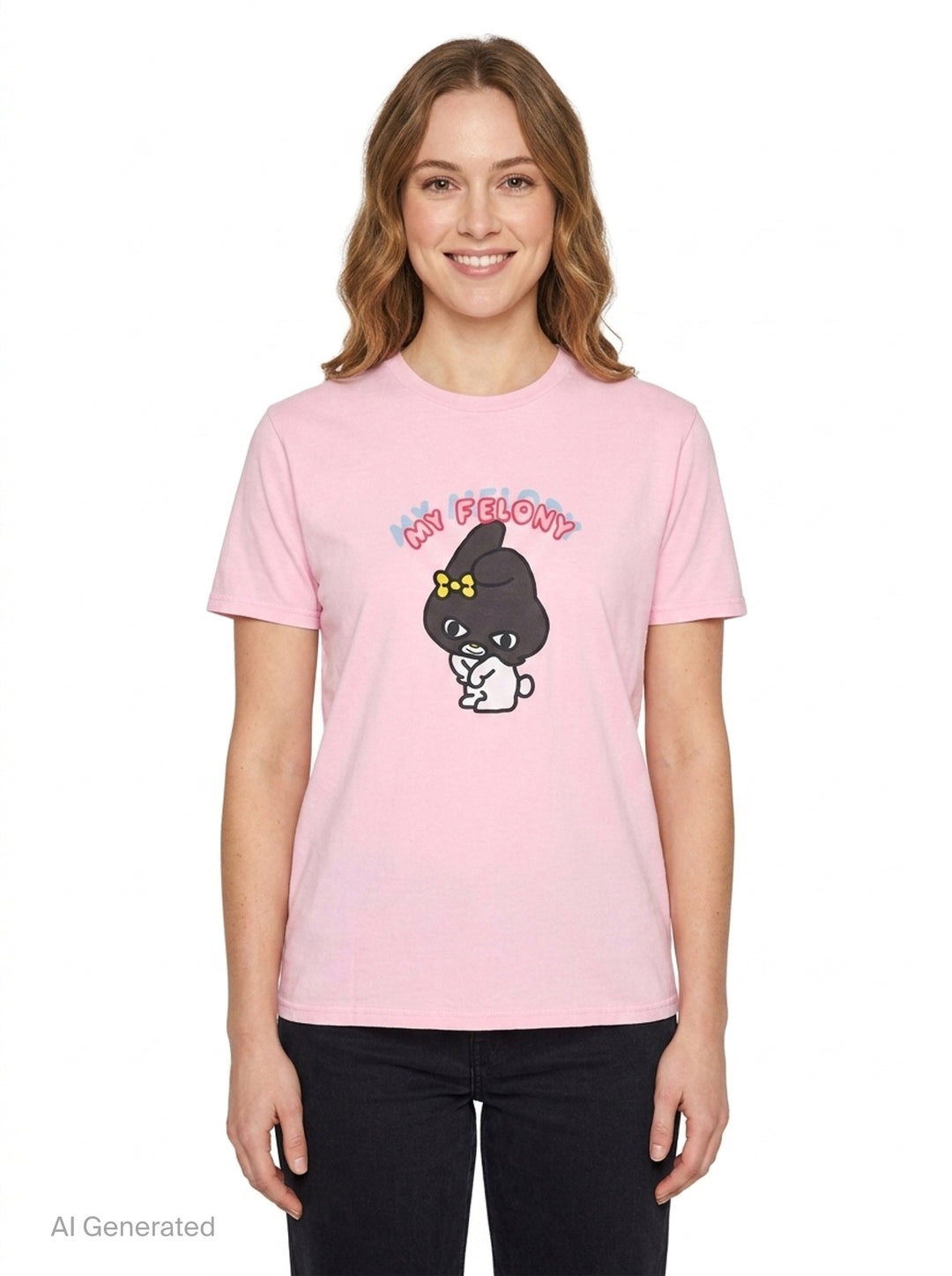 My Felony Graphic Tee | Black Score | Club21 - front