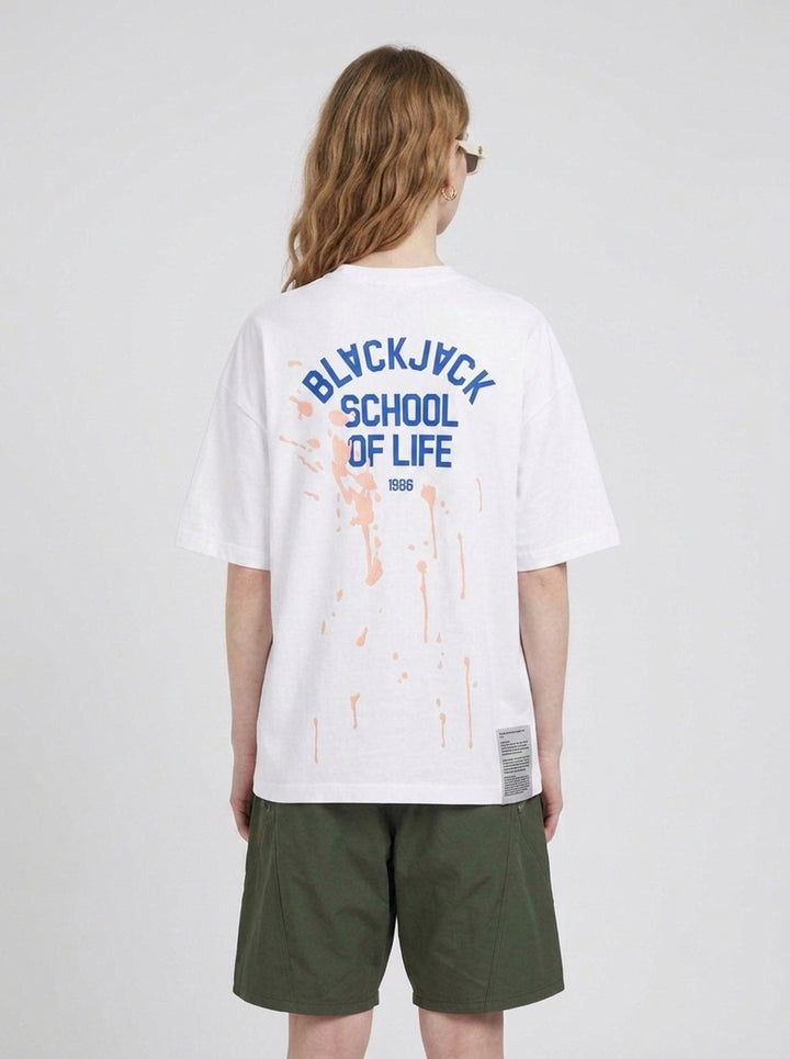 B School Tee | Blackjack | Club21 - back female