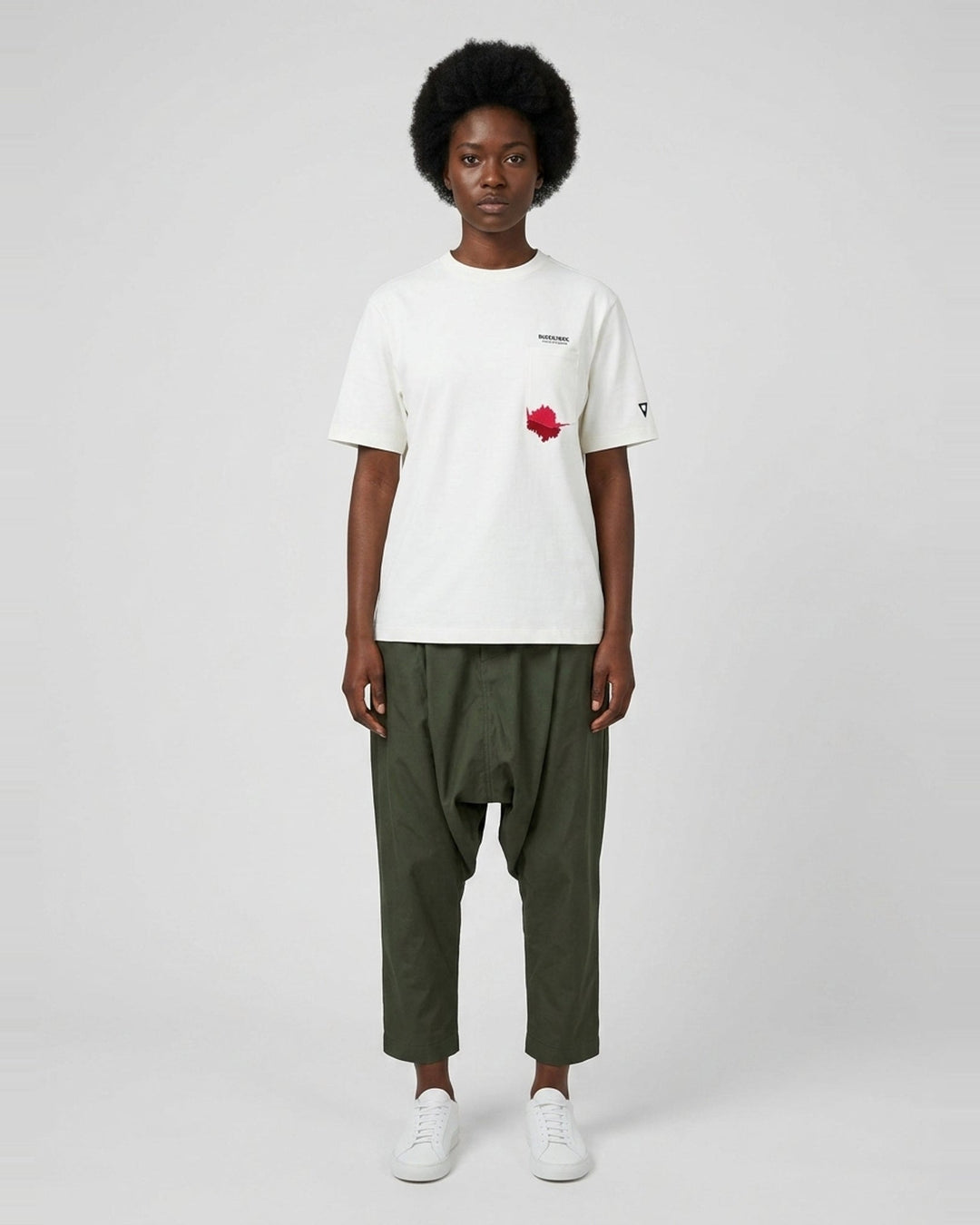 Slacker Drop-Crotch Pants | Blackjack | Club21 - front female