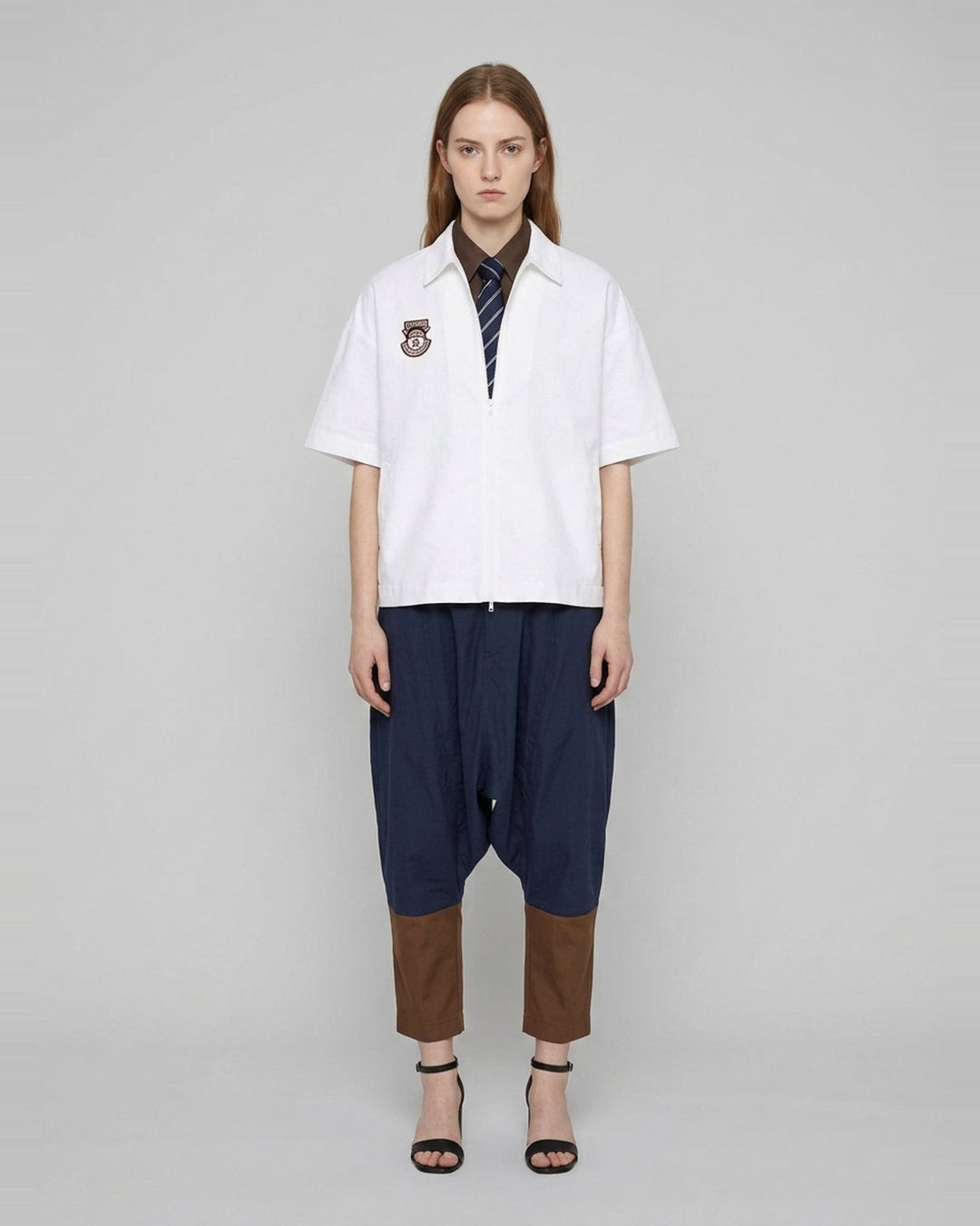 Slacker Zip-Up Shirt | Blackjack | Club21 - front female