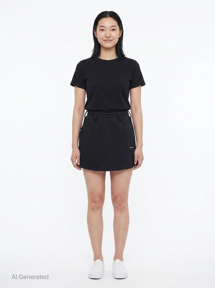 Giant Front Volume Sweat Mini Skirt | Bonbom | Club21 - front