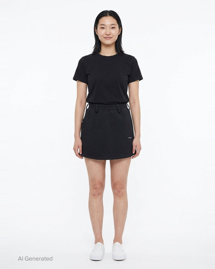 Giant Front Volume Sweat Mini Skirt | Bonbom | Club21 - front