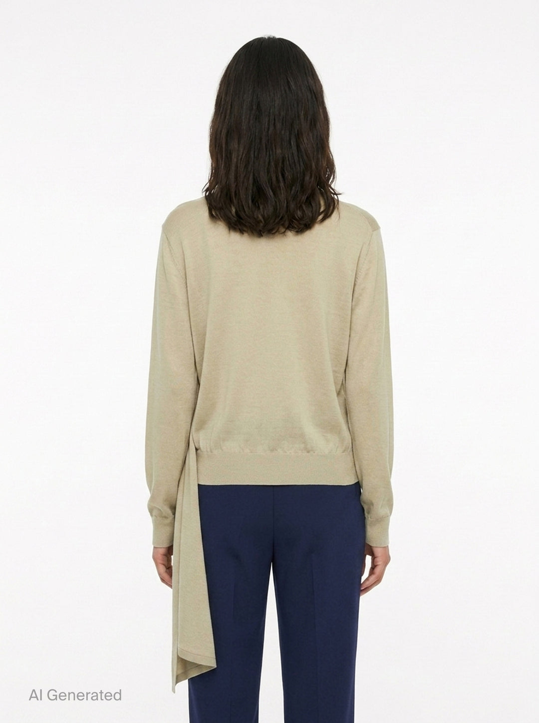 Shawl Scarf Shoulder Sweater | Bonbom | Club21 - back