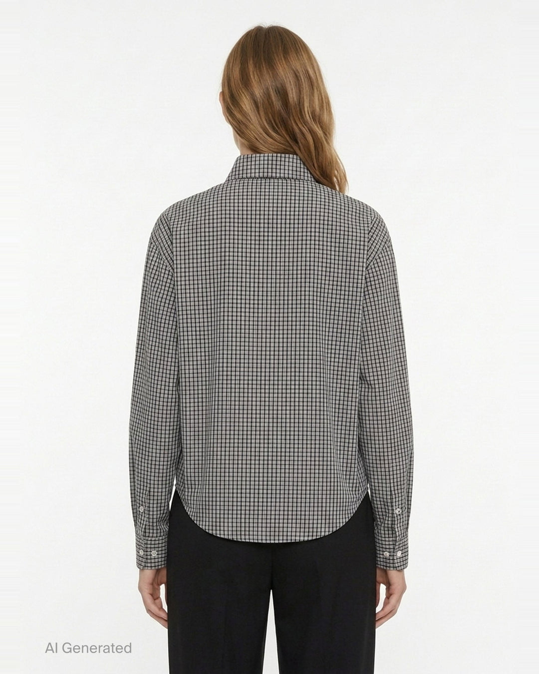 Symbol Embroidery Long Sleeve Shirt | Bonbom | Club21 - back