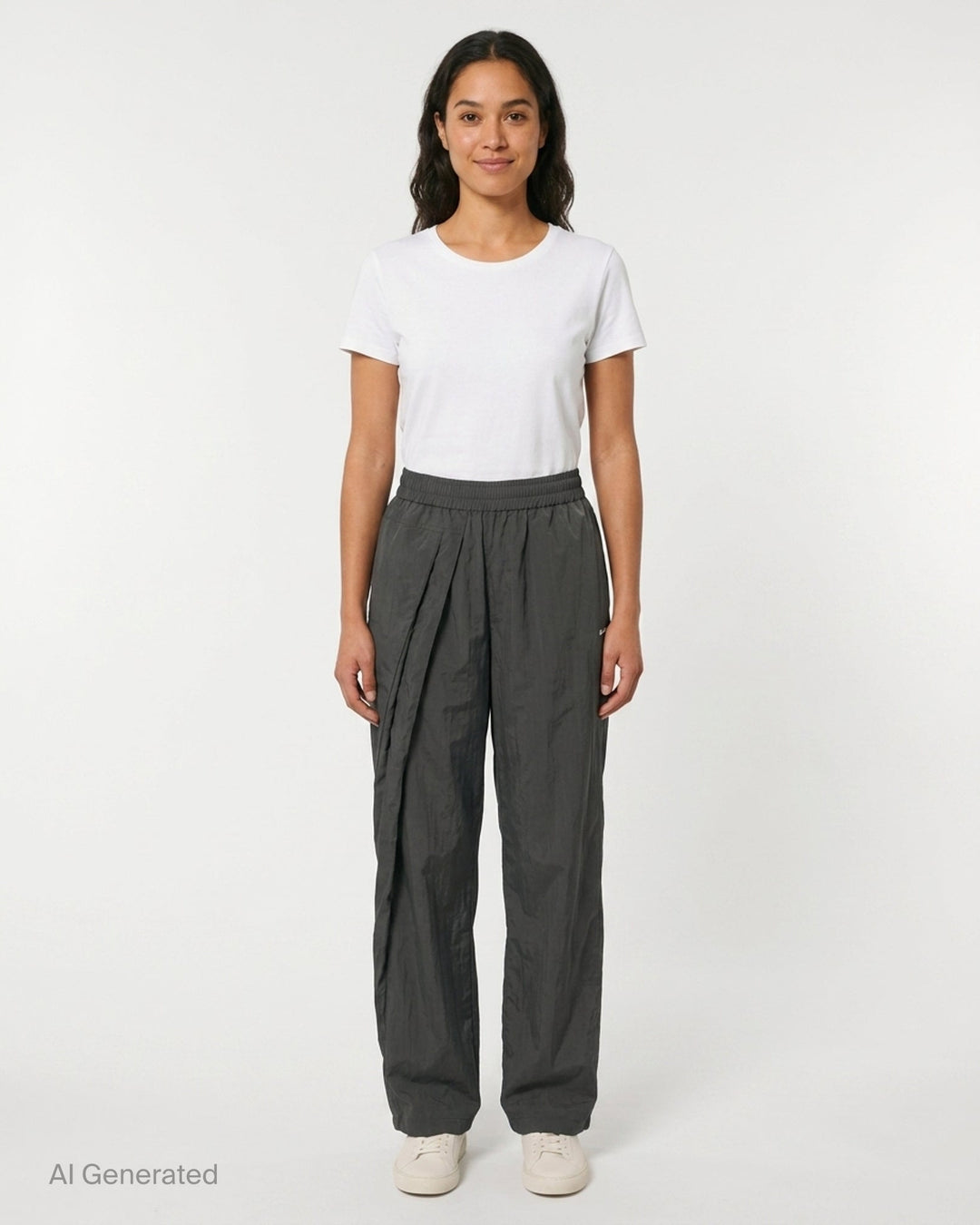 Two-Tuck Track Pants | Bonbom | Club21 - front
