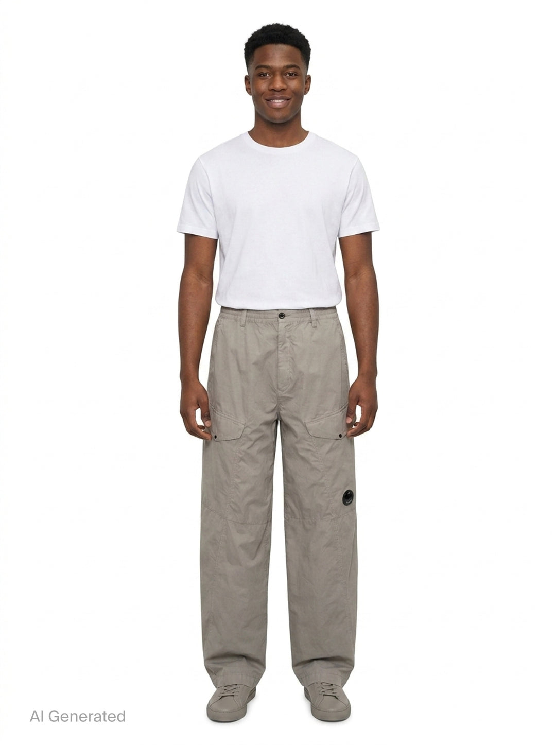 Micro-Reps Boxy Lens Cargo Pants | C.P. Company | Club21 - front