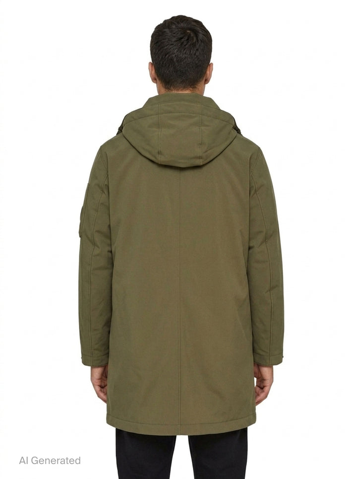 Shell-R Padded Hooded Parka | C.P. Company | Club21 - back