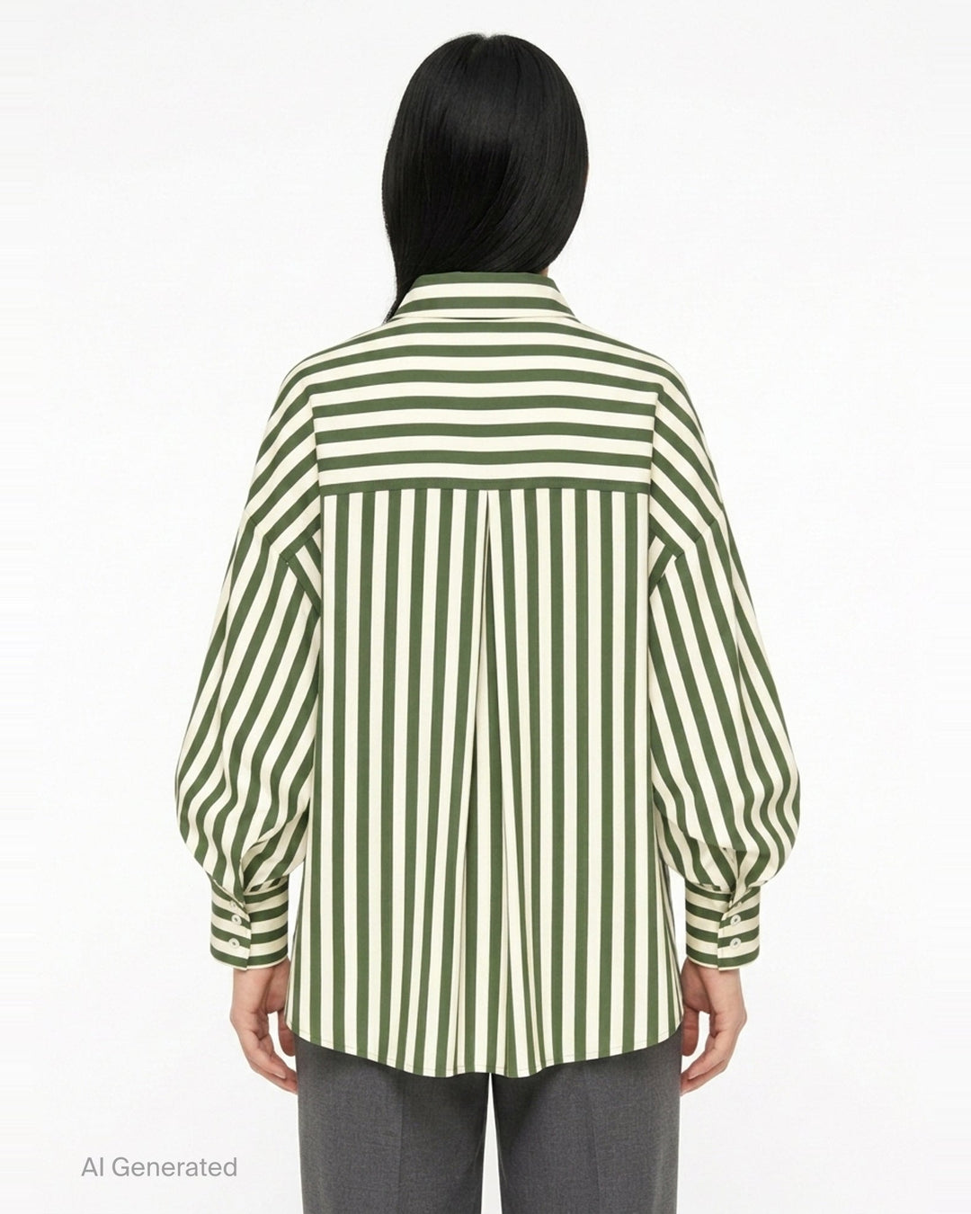 Clara Striped Shirt | Carolina Herrera | Club21 - back