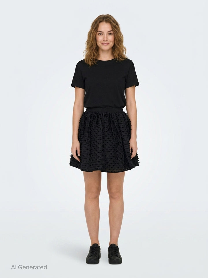 Dallas Fiamma Fil Coupé Skirt | Cecilie Bahnsen | Club21 - front