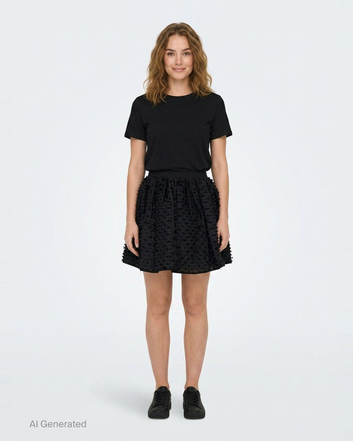 Dallas Fiamma Fil Coupé Skirt | Cecilie Bahnsen | Club21 - front
