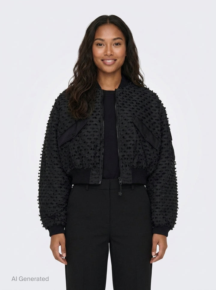 Fiamma Fil Coupé Bomber Jacket | Cecilie Bahnsen | Club21 - front