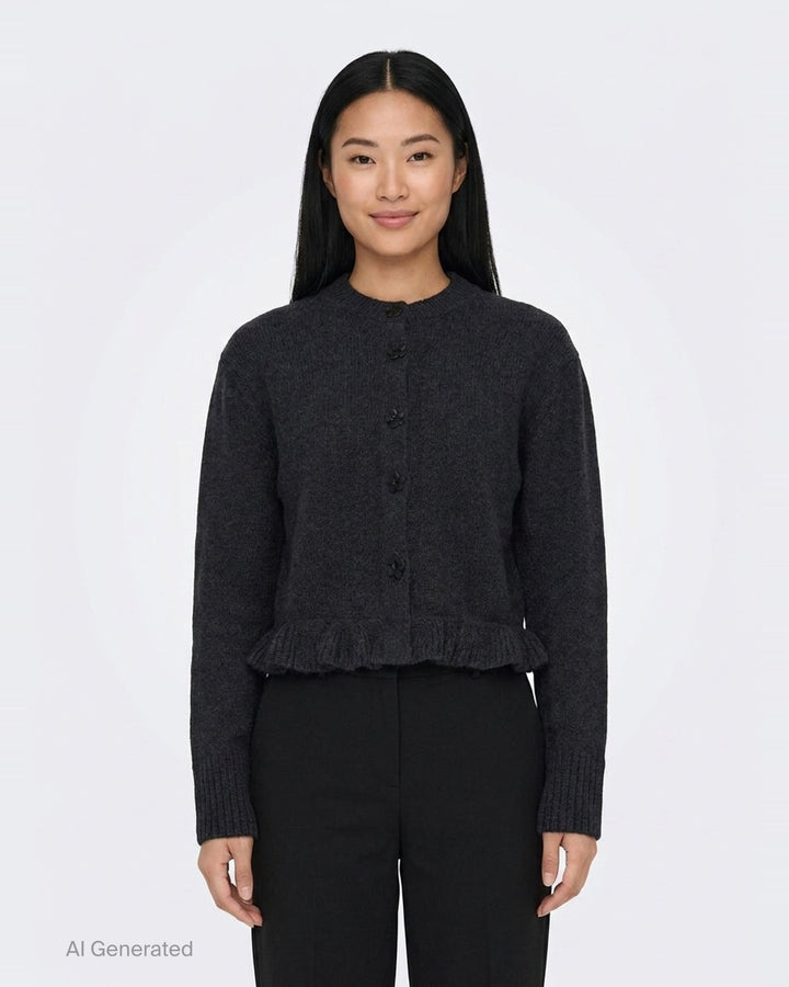 Fibbie Recycled Cashmere Cardigan | Cecilie Bahnsen | Club21 - front