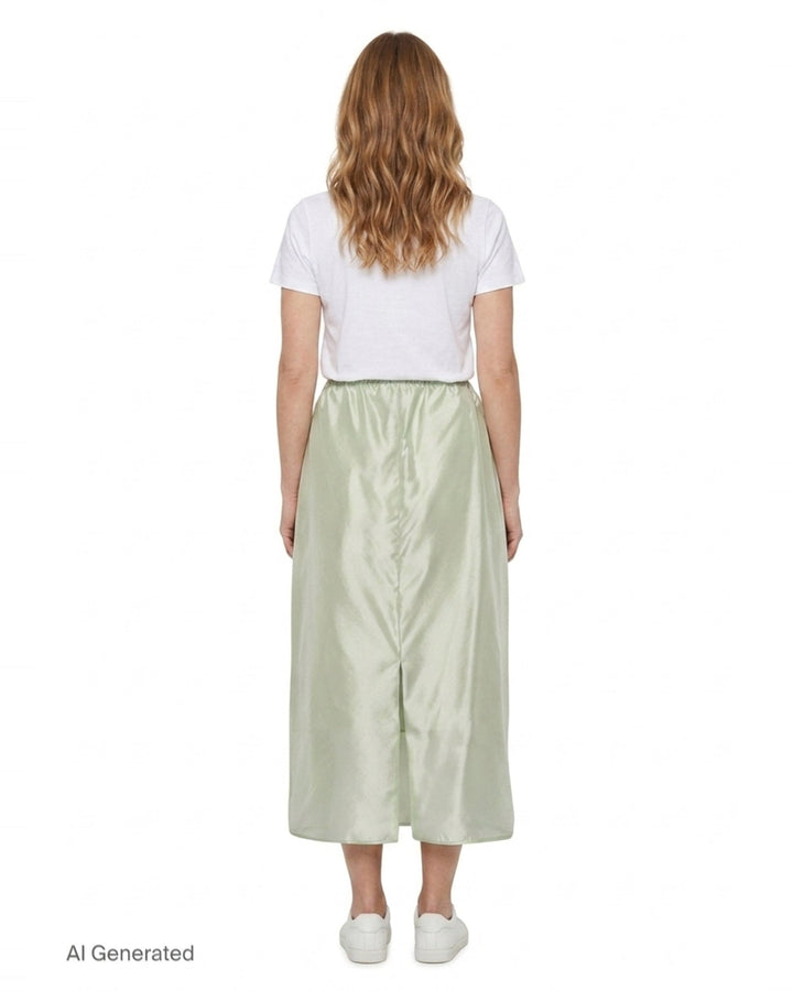 Hybrid Organza Midi Skirt | Cecilie Bahnsen | Club21 - back