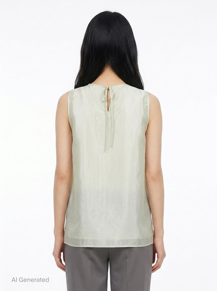 Hybrid Organza Top | Cecilie Bahnsen | Club21 - back