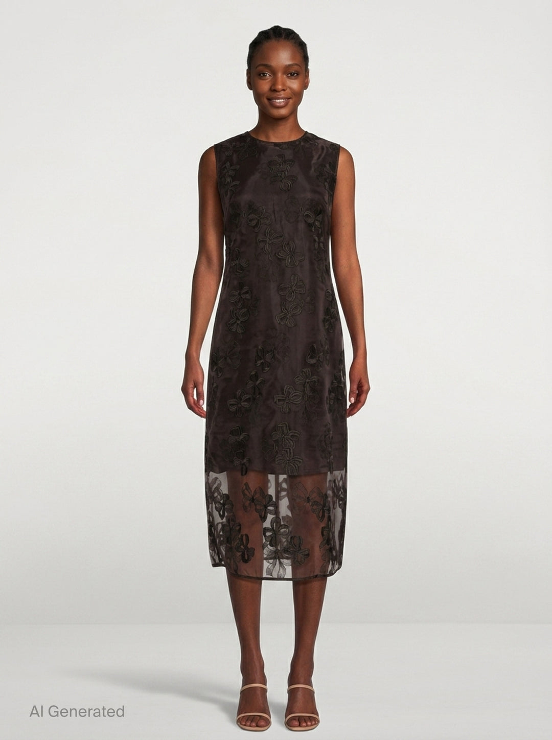 Rosette Organza Dress | Cecilie Bahnsen | Club21 - front