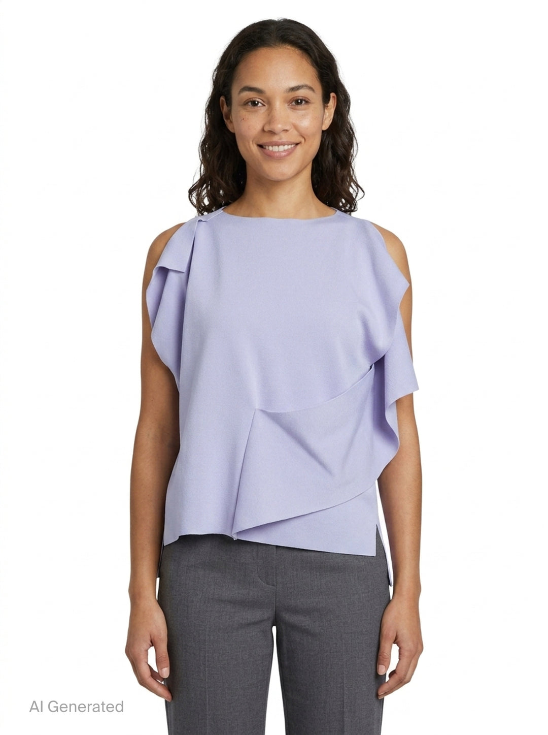 Draped Ruffle Top | CFCL | Club21 - front