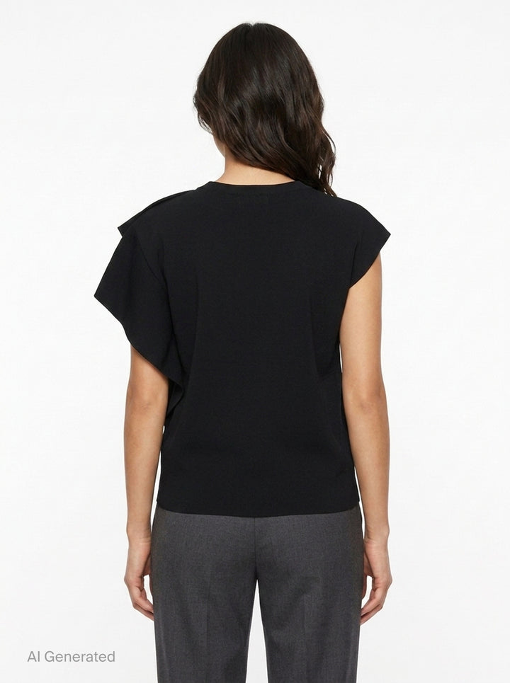 Draped Ruffle Top | CFCL | Club21 - back