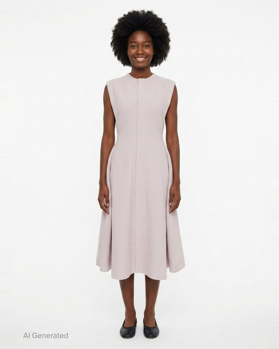 Milan Flare Long Vest Dress | CFCL | Club21 - front