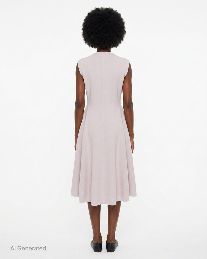Milan Flare Long Vest Dress | CFCL | Club21 - back