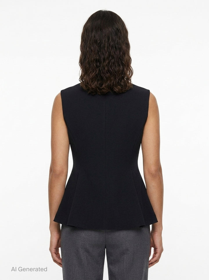 Milan Flare Vest | CFCL | Club21 - back