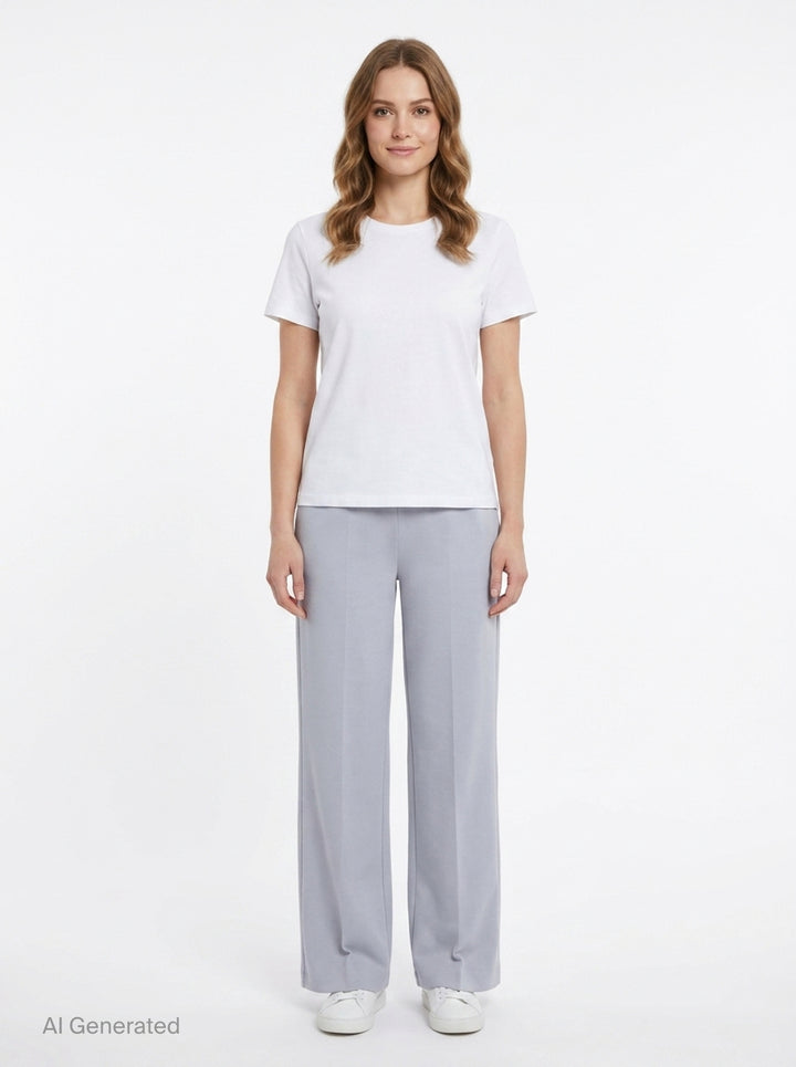 Soft Milan Semi Wide Pants | CFCL | Club21 - front
