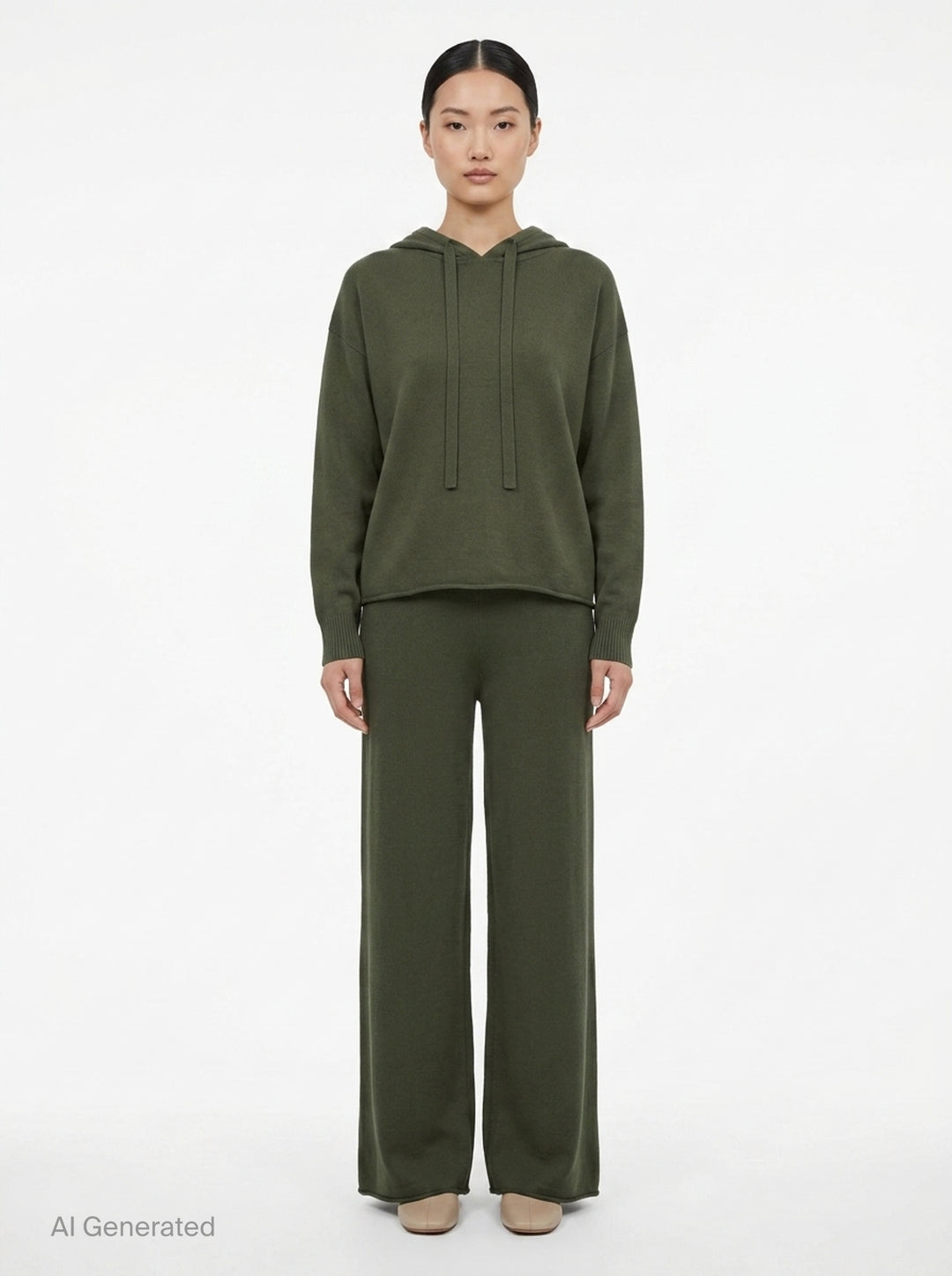 Alma Wide Leg Knit Pants | Club21 Collection | Club21 - front