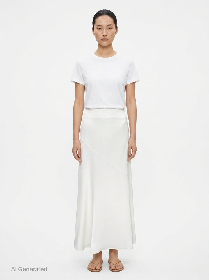 Blair Matte Acetate Mix Skirt | Club21 Collection | Club21 - front