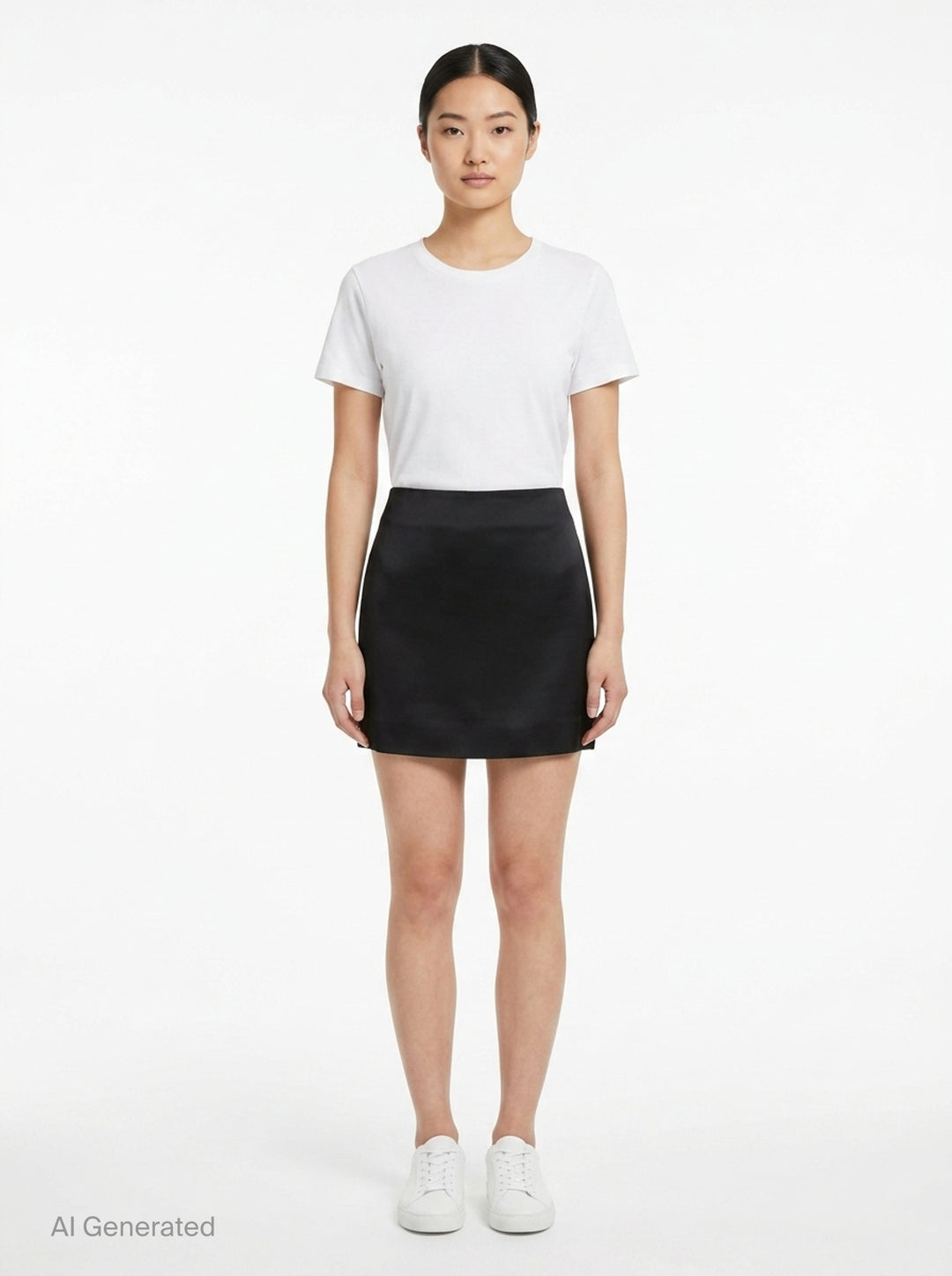 Camille Matte Acetate Mix Skirt | Club21 Collection | Club21 - front