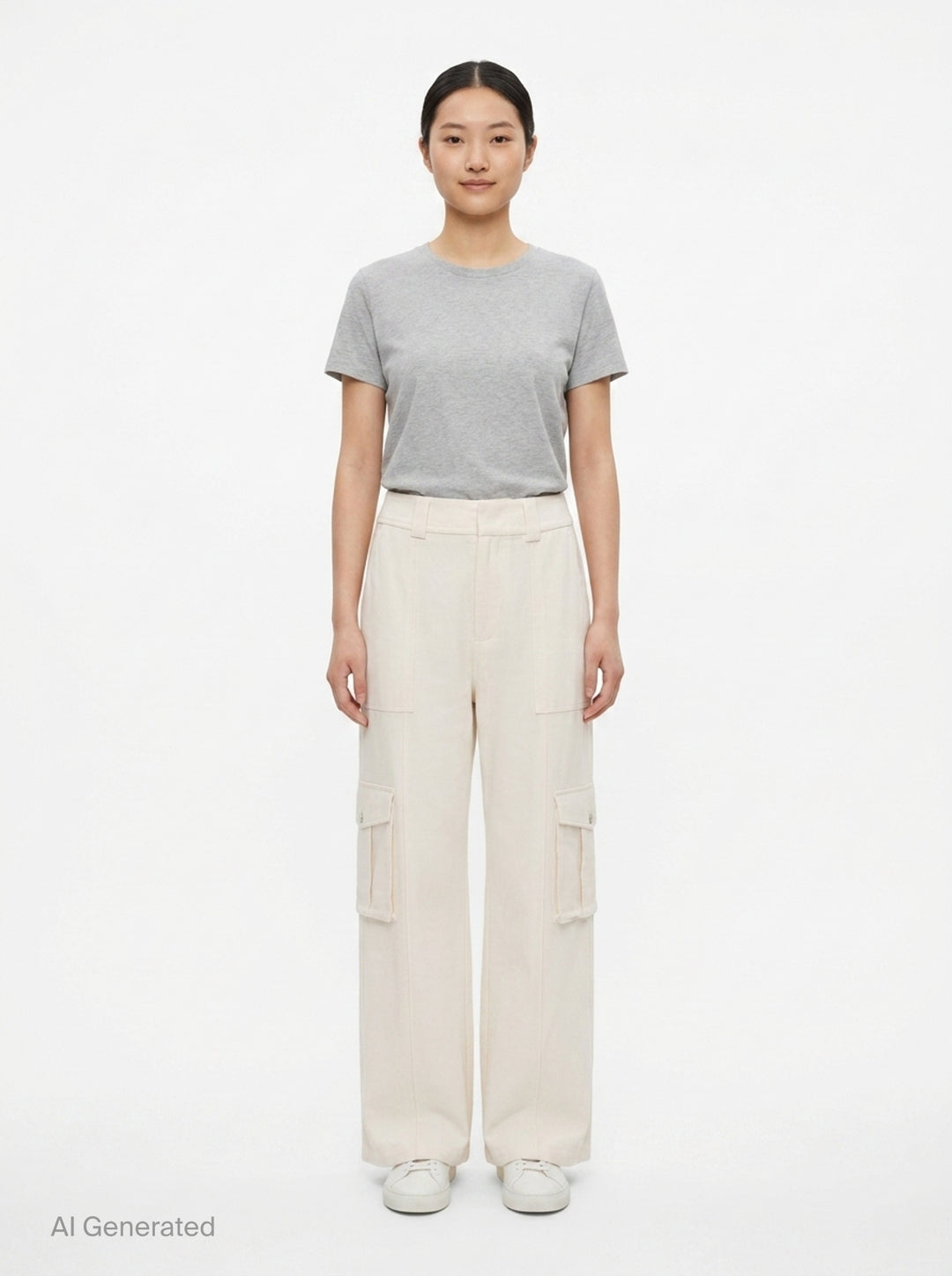 Celeste Crepe Acetate Cargo Pants | Club21 Collection | Club21 - front