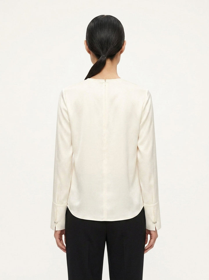 Colette Matte Satin Blouse | Club21 Collection | Club21 - back