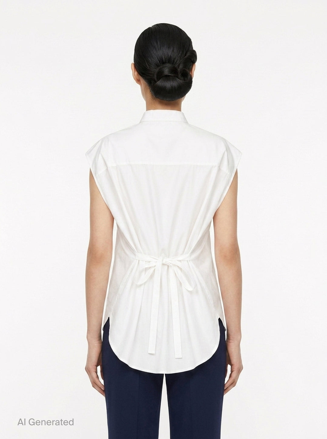 Edith Structure Cotton Blouse | Club 21 Collection | Club21 - back